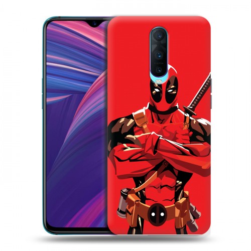 Дизайнерский пластиковый чехол для OPPO RX17 Pro Дэдпул