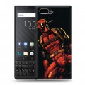 Дизайнерский пластиковый чехол для BlackBerry KEY2 Дэдпул