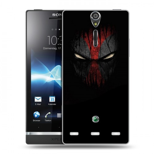 Дизайнерский пластиковый чехол для Sony Xperia S Дэдпул