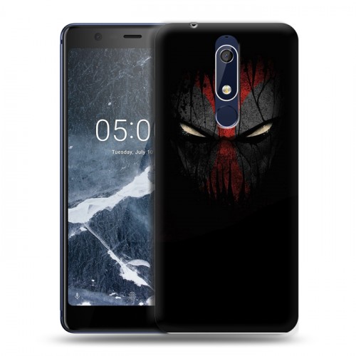 Дизайнерский пластиковый чехол для Nokia 5.1 Дэдпул