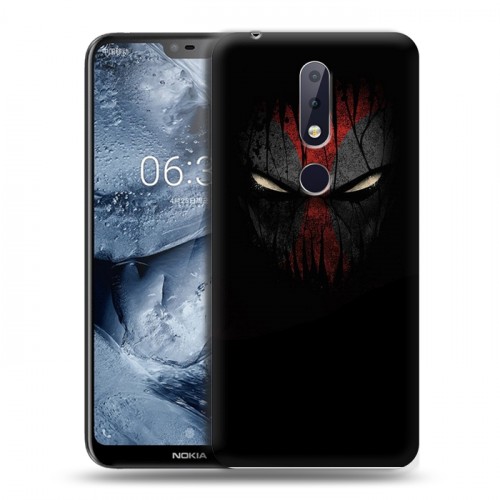 Дизайнерский пластиковый чехол для Nokia 6.1 Plus Дэдпул