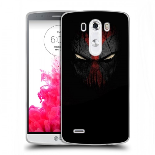 Дизайнерский пластиковый чехол для LG G3 (Dual-LTE) Дэдпул