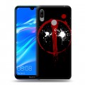 Дизайнерский пластиковый чехол для Huawei Y6 (2019) Дэдпул