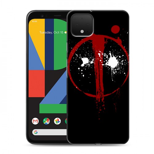 Дизайнерский пластиковый чехол для Google Pixel 4 Дэдпул