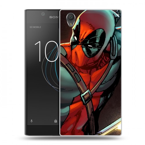 Дизайнерский пластиковый чехол для Sony Xperia L1 Дэдпул