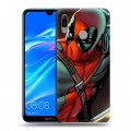 Дизайнерский пластиковый чехол для Huawei Y6 (2019) Дэдпул