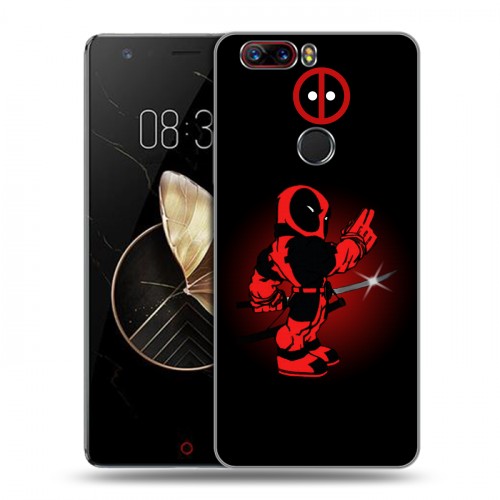 Дизайнерский пластиковый чехол для ZTE Nubia Z17 Дэдпул