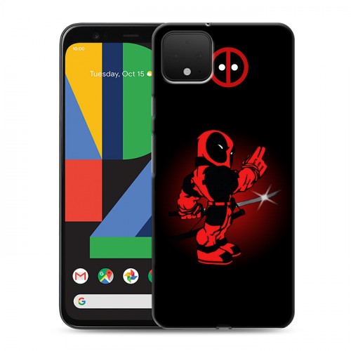 Дизайнерский пластиковый чехол для Google Pixel 4 Дэдпул