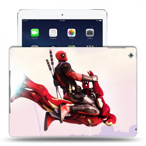 Дизайнерский силиконовый чехол для Ipad Air Дэдпул