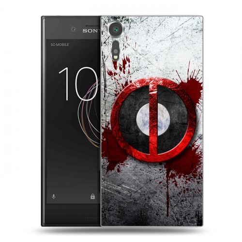 Дизайнерский пластиковый чехол для Sony Xperia XZs Дэдпул