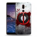 Дизайнерский пластиковый чехол для Nokia 7 Plus Дэдпул