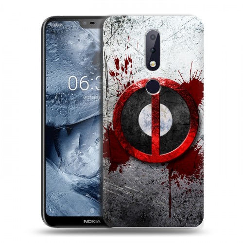 Дизайнерский силиконовый чехол для Nokia 6.1 Plus Дэдпул