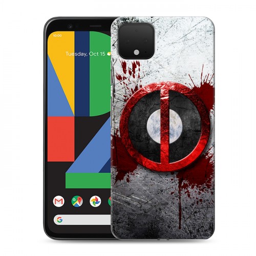 Дизайнерский пластиковый чехол для Google Pixel 4 Дэдпул