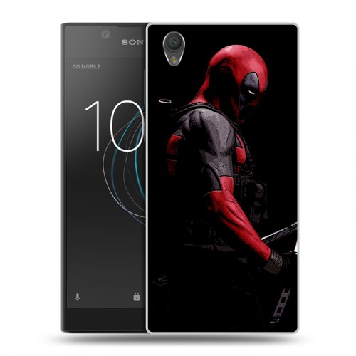 Дизайнерский пластиковый чехол для Sony Xperia L1 Дэдпул