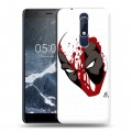 Дизайнерский пластиковый чехол для Nokia 5.1 Дэдпул