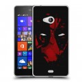 Дизайнерский пластиковый чехол для Microsoft Lumia 540 Дэдпул