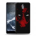 Дизайнерский пластиковый чехол для Nokia 3.1 Дэдпул