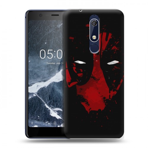 Дизайнерский пластиковый чехол для Nokia 5.1 Дэдпул