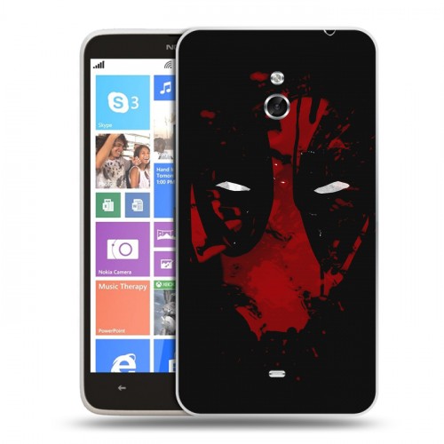 Дизайнерский пластиковый чехол для Nokia Lumia 1320 Дэдпул