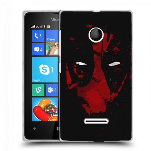 Дизайнерский пластиковый чехол для Microsoft Lumia 435 Дэдпул