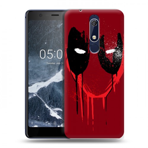 Дизайнерский пластиковый чехол для Nokia 5.1 Дэдпул