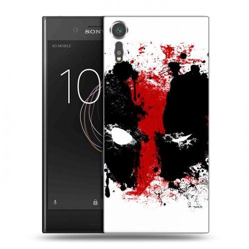 Дизайнерский пластиковый чехол для Sony Xperia XZs Дэдпул