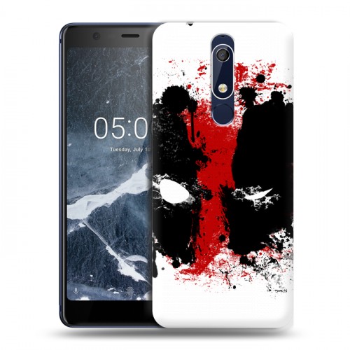 Дизайнерский пластиковый чехол для Nokia 5.1 Дэдпул