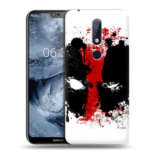 Дизайнерский пластиковый чехол для Nokia 6.1 Plus Дэдпул