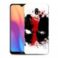 Дизайнерский силиконовый с усиленными углами чехол для Xiaomi RedMi 8A Дэдпул