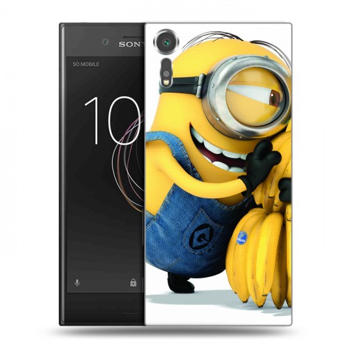 Дизайнерский пластиковый чехол для Sony Xperia XZs Миньоны