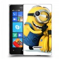 Дизайнерский пластиковый чехол для Microsoft Lumia 435 Миньоны