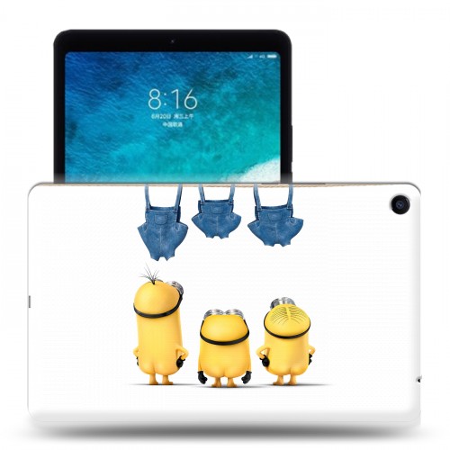 Дизайнерский силиконовый чехол для Xiaomi Mi Pad 4 Plus Миньоны