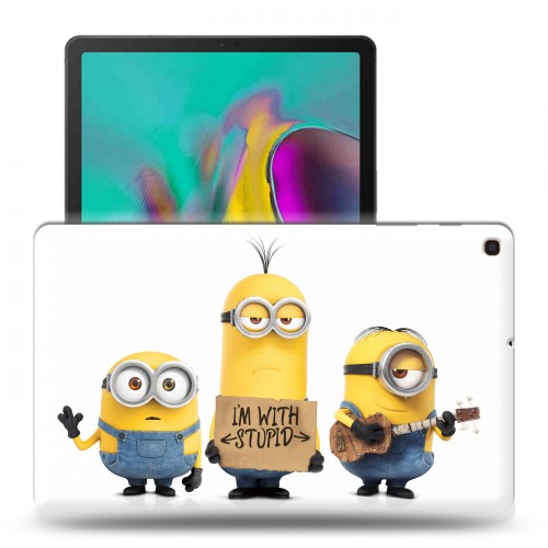 Дизайнерский силиконовый чехол для Samsung Galaxy Tab A 10.1 (2019) Миньоны