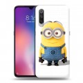 Дизайнерский силиконовый с усиленными углами чехол для Xiaomi Mi9 Миньоны