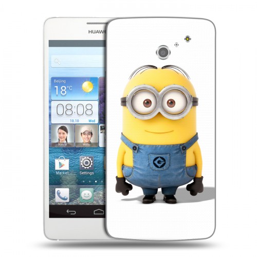 Дизайнерский пластиковый чехол для Huawei Ascend D2 Миньоны