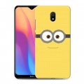 Дизайнерский силиконовый с усиленными углами чехол для Xiaomi RedMi 8A Миньоны