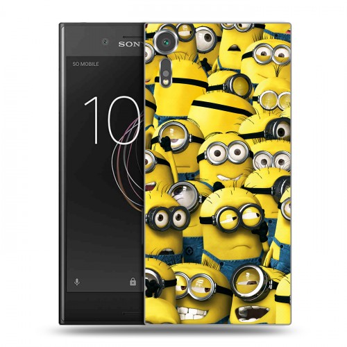 Дизайнерский пластиковый чехол для Sony Xperia XZs Миньоны