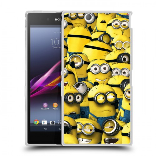 Дизайнерский пластиковый чехол для Sony Xperia Z Ultra  Миньоны