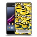 Дизайнерский силиконовый чехол для Sony Xperia E1 Миньоны