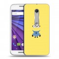 Дизайнерский пластиковый чехол для Lenovo Moto G Миньоны