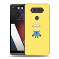 Дизайнерский пластиковый чехол для LG V20 Миньоны