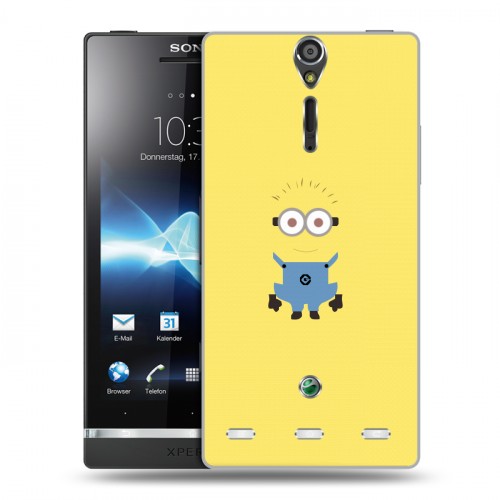 Дизайнерский пластиковый чехол для Sony Xperia S Миньоны