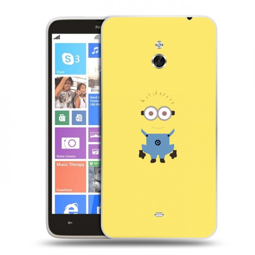 Дизайнерский пластиковый чехол для Nokia Lumia 1320 Миньоны