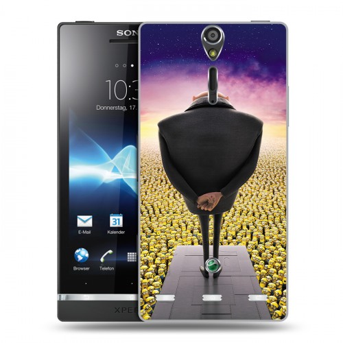 Дизайнерский пластиковый чехол для Sony Xperia S Миньоны