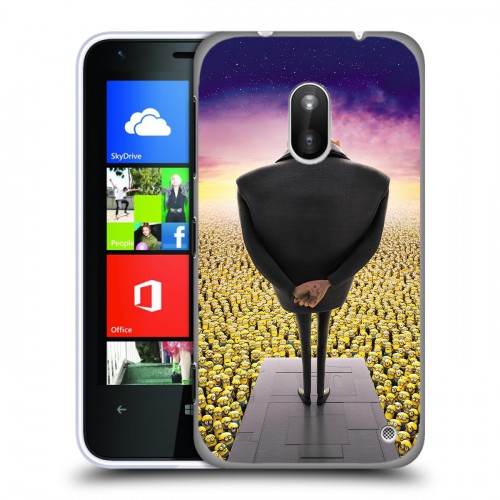 Дизайнерский пластиковый чехол для Nokia Lumia 620 Миньоны