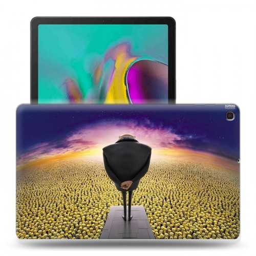 Дизайнерский силиконовый чехол для Samsung Galaxy Tab A 10.1 (2019) Миньоны