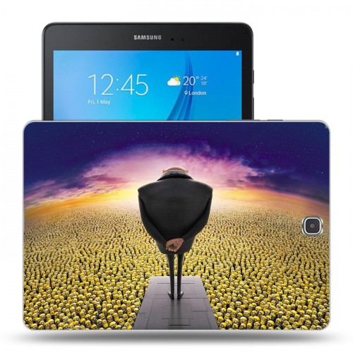Дизайнерский силиконовый чехол для Samsung Galaxy Tab A 9.7 Миньоны