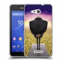 Дизайнерский пластиковый чехол для Sony Xperia E4g Миньоны