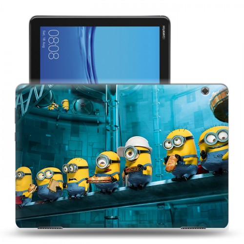 Дизайнерский пластиковый чехол для Huawei MediaPad T5 Миньоны