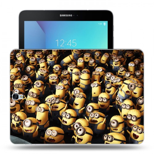 Дизайнерский силиконовый чехол для Samsung Galaxy Tab S3 Миньоны
